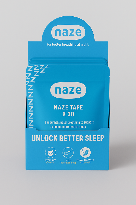 Naze Tape  (15 Packs) + Free Counter Display (14× €13.79 incl. VAT) + 1 Free • Display Size: 15.5 × 11 × 7.5 cm